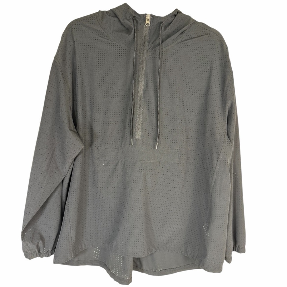 Tangerine  Womens Perforated
Pullover Hoodie.